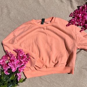 Salmon cropped sweatshirt, Wild Fable, Size XL